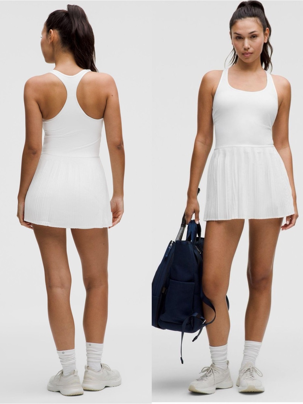 Lululemon Scoop-Neck Pleated Linerless Tennis Dress size 6, 12 NWT
